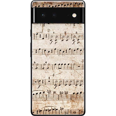 Antique Notes Google Pixel 6 Skin